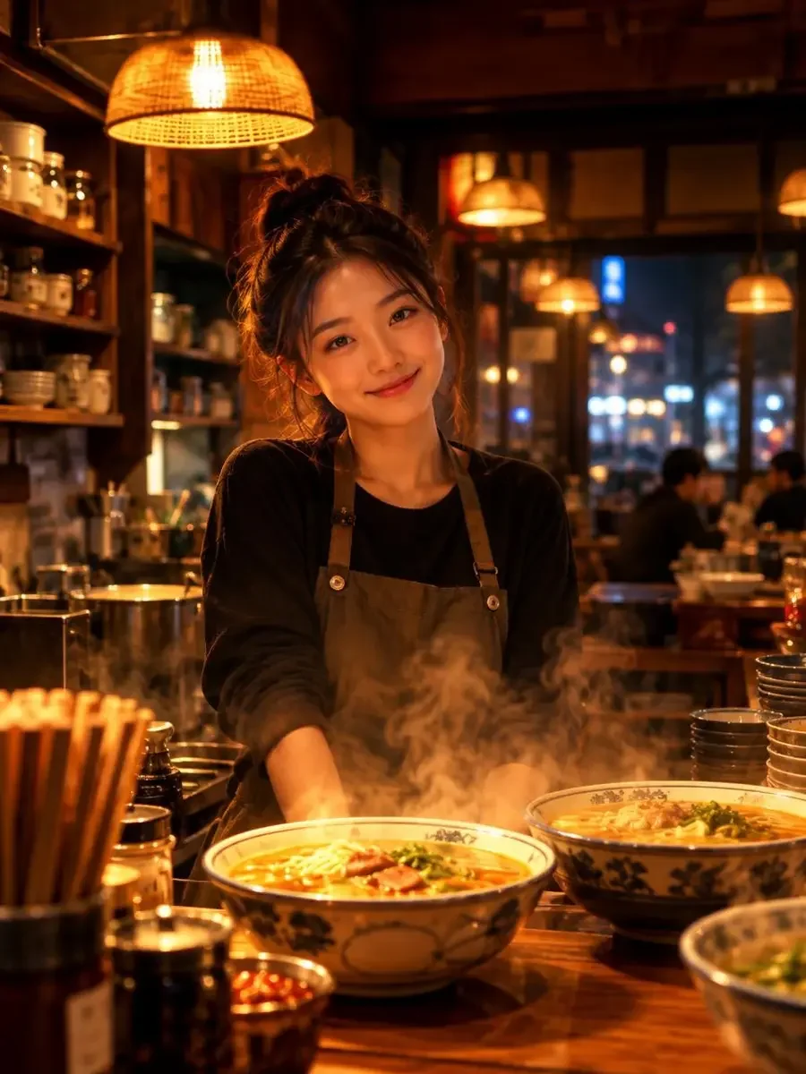 跨年夜的面馆封面
